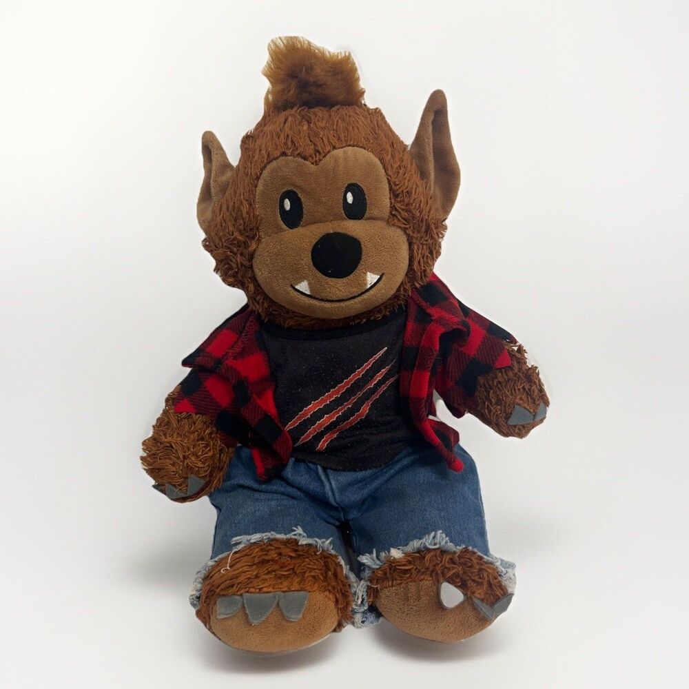 Build-A-Bear Workshop BAB Retired 2019 Howl-O-Ween WereWolf Halloween Collect